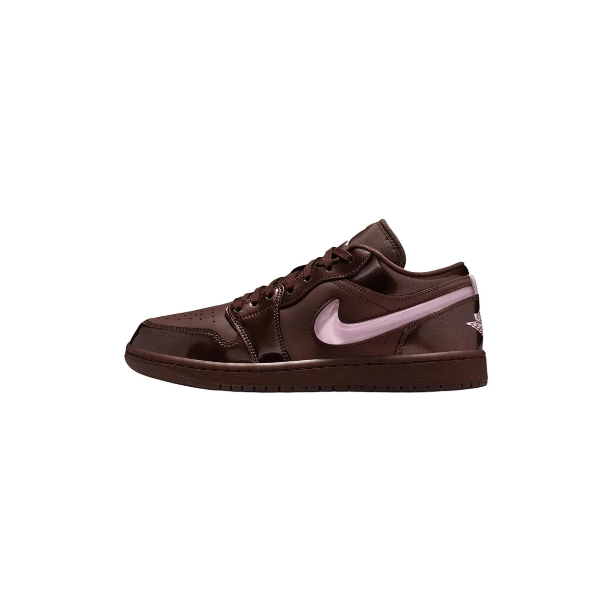 Air Jordan 1 Low SE (Brown Patent/Pink)